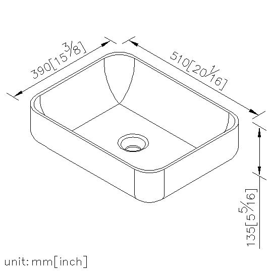 方型陶瓷臉盆 thumbnail 2