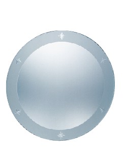 正圓鏡/細邊鑽雕蝕刻-6星