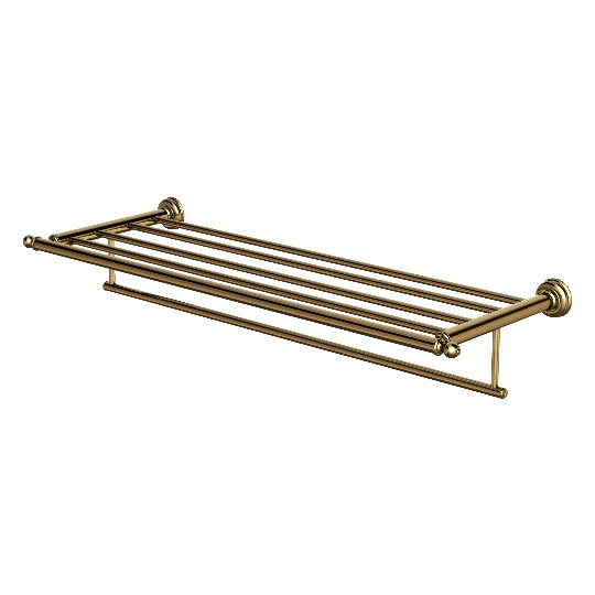 Bath Towel Rack With Rail